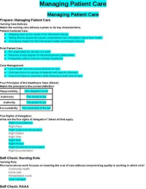 nhacaiutin226|NR 226 Fundamentals Patient Care Week 5 Concepts .